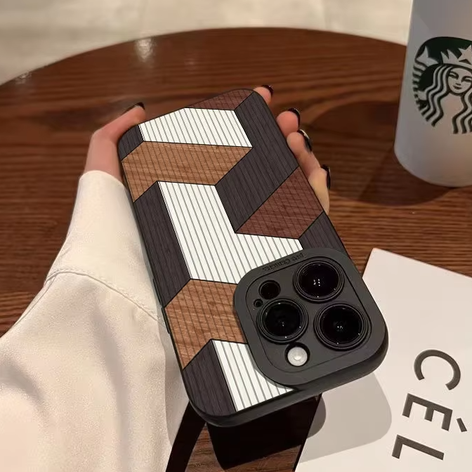 Vintage Wood Grain Pattern Phone Case For iPhone