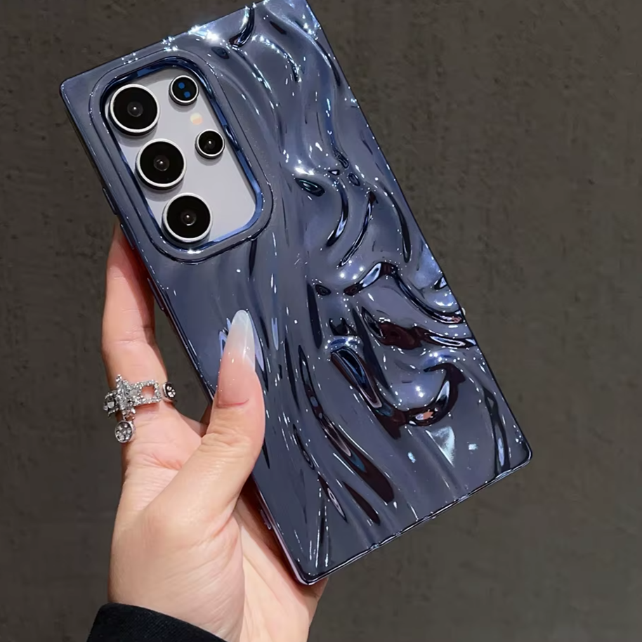 Luxury Wave Wrinkle Phone Case For Samsung