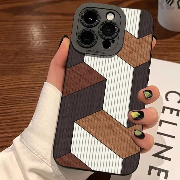 Vintage Wood Grain Pattern Phone Case For iPhone