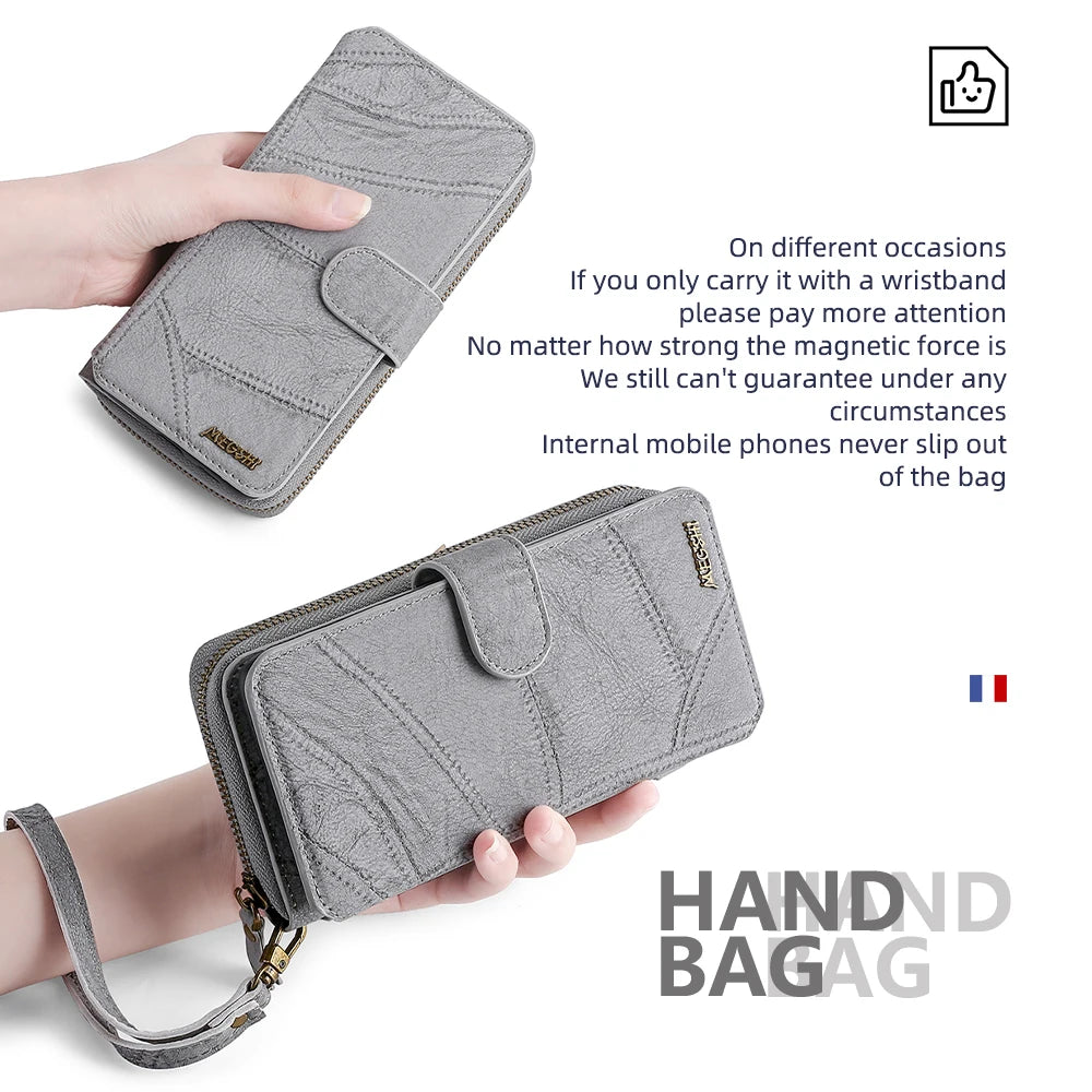 Wallet PU Leather Phone Case For Samsung Galaxy