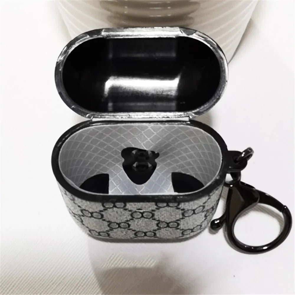 Luxury Case for Airpods with Keychain