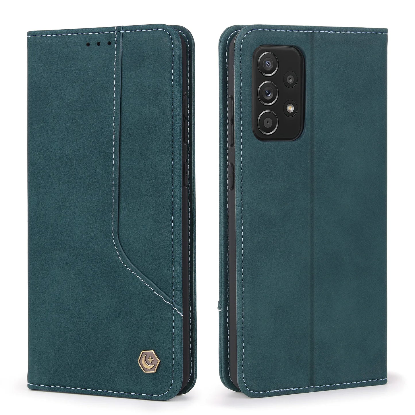 Flip Leather Wallet Case for Samsung