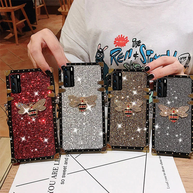 Luxury Glitter Diamond Crossbody Lanyard Case For Samsung