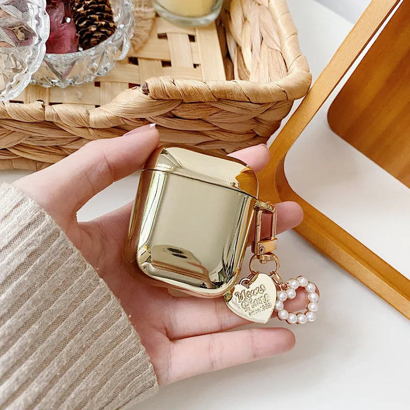 Luxury Gold Plating Hard cover Case For Airpods
