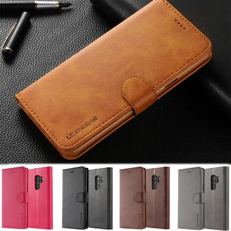 Luxury PU Wallet Leather Case For Samsung Galaxy