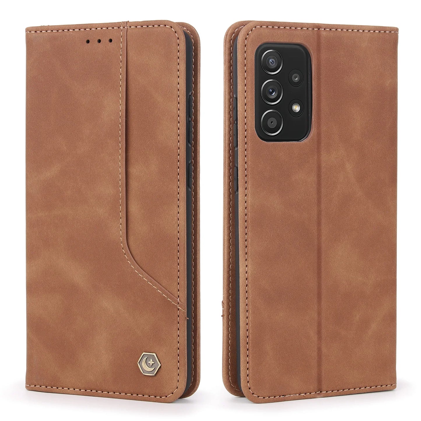 Flip Leather Wallet Case for Samsung