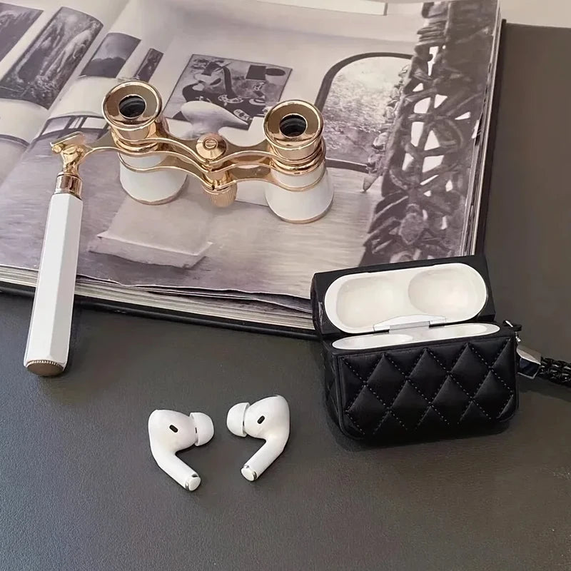High-end Leather PU Earbuds Case for AirPods