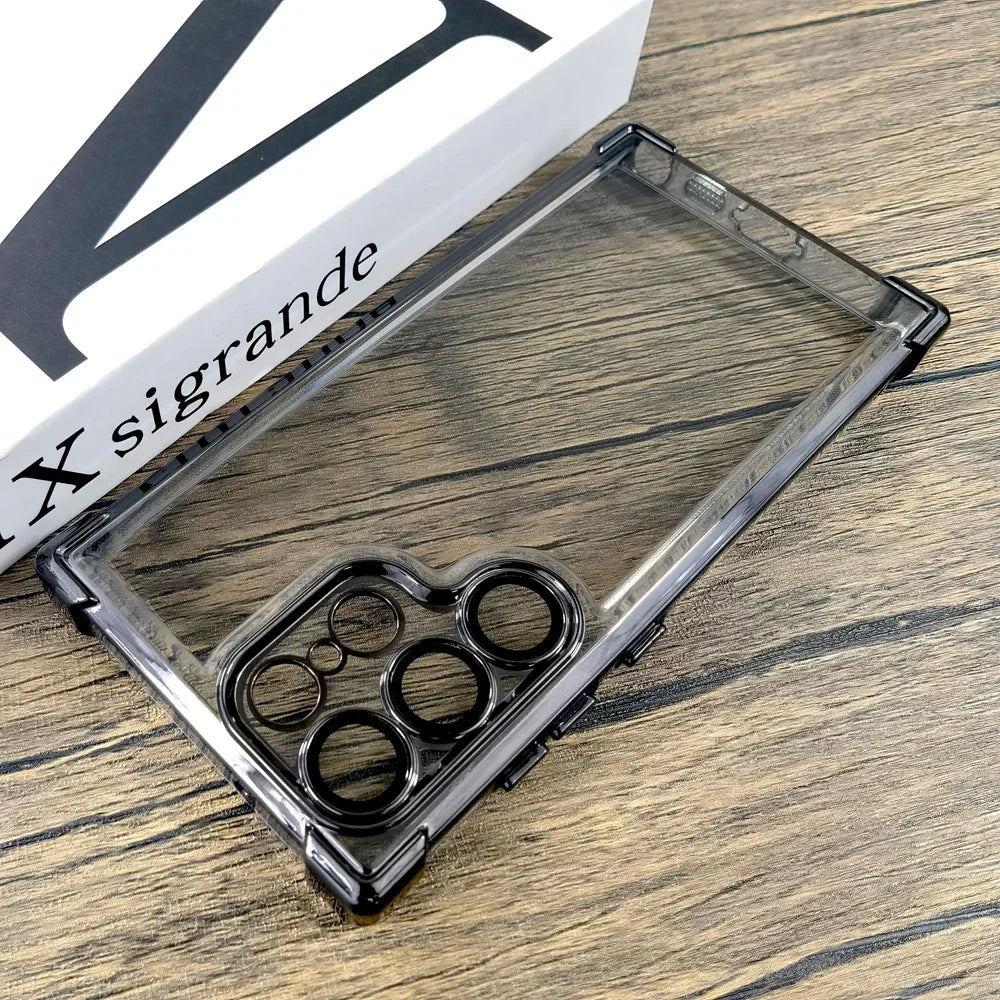 Transparent Shockproof Armor Case For Samsung