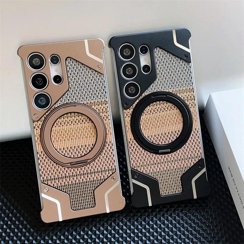 Aluminum Alloy Frameless Magsafe Phone Case For Samsung