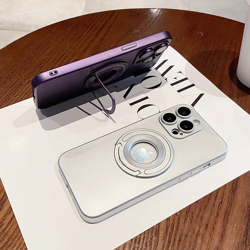 Folding Bracket Stand Magnetic Magsafe Matte Case
