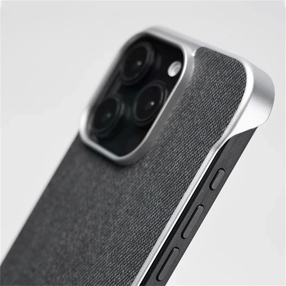 Ultra Thin Cloth Texture Slim Case For iPhone