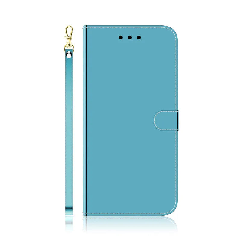 Magnetic Geometric Textile Pattern Wallet Case for Galaxy