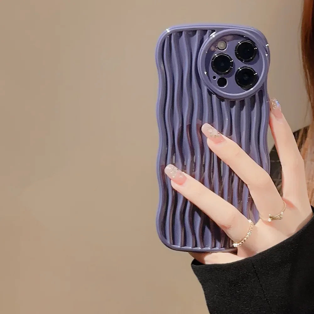 3D Wave Phone Case for IPhone