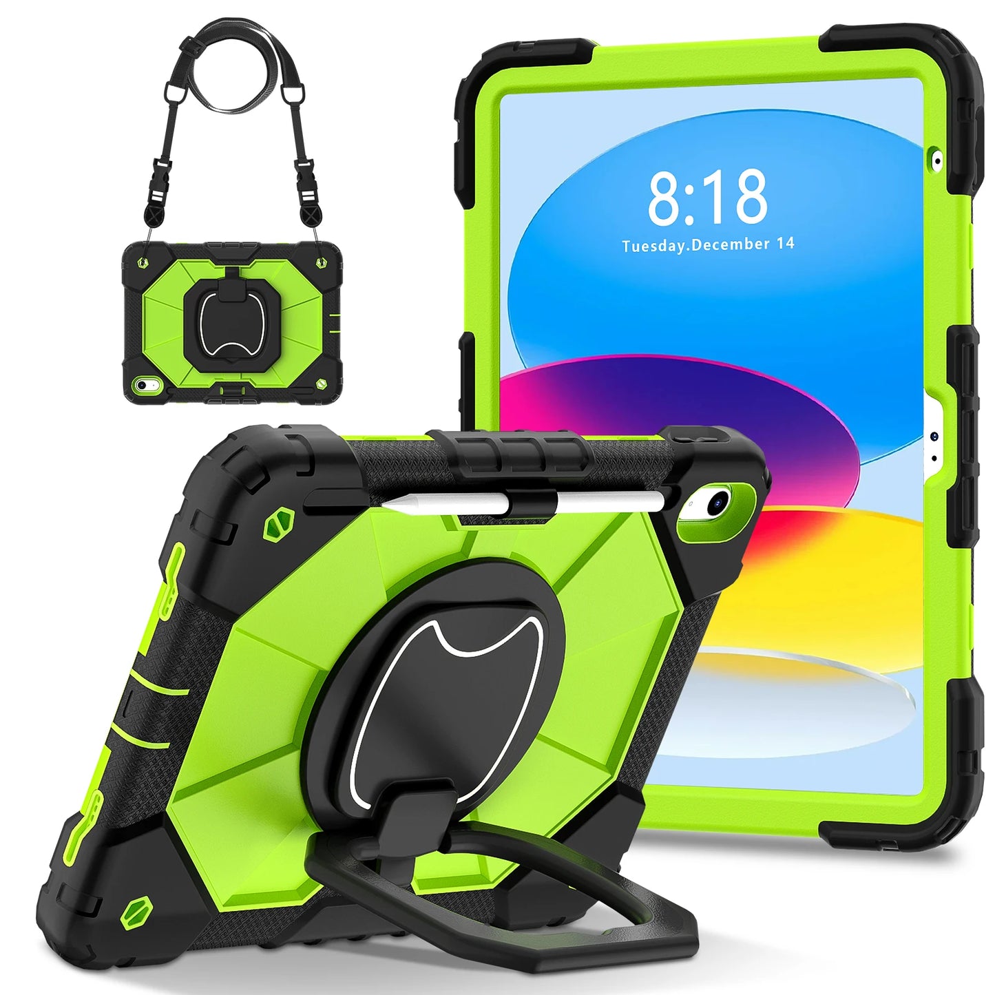 Protective Tablet Case for iPad with Satchel Stand