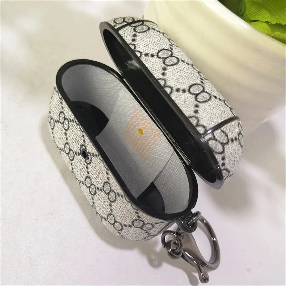 Luxury Case for Airpods with Keychain