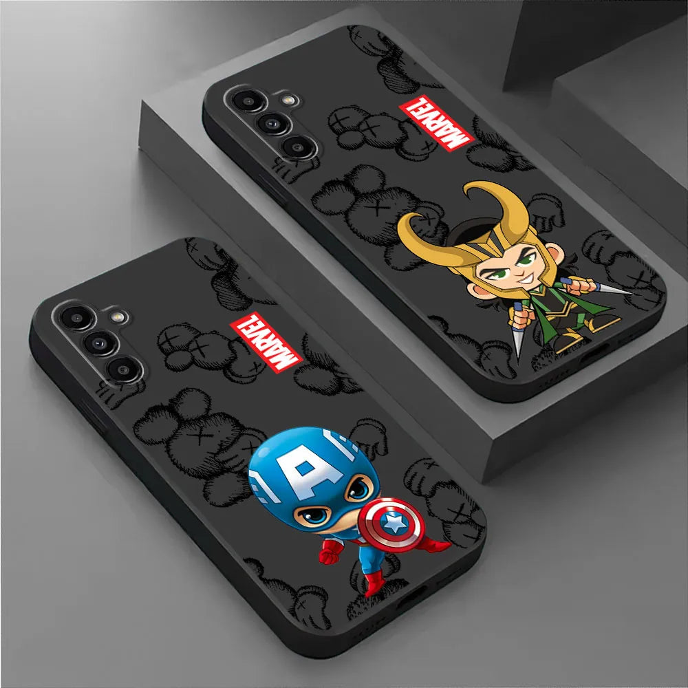 Marvel Characters Printed Case for Galaxy