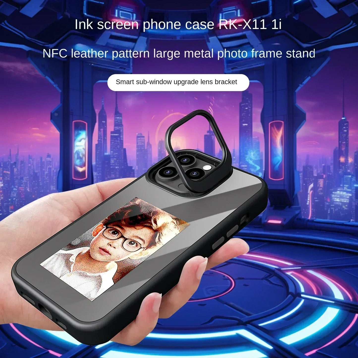 New-tech NFC E-Ink Phone Case for iPhone