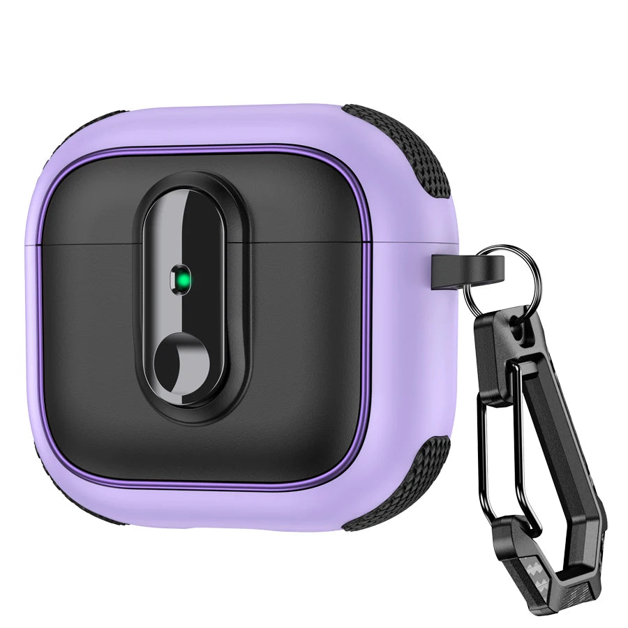 Armor locking clasp Earbuds Case For AirPods
