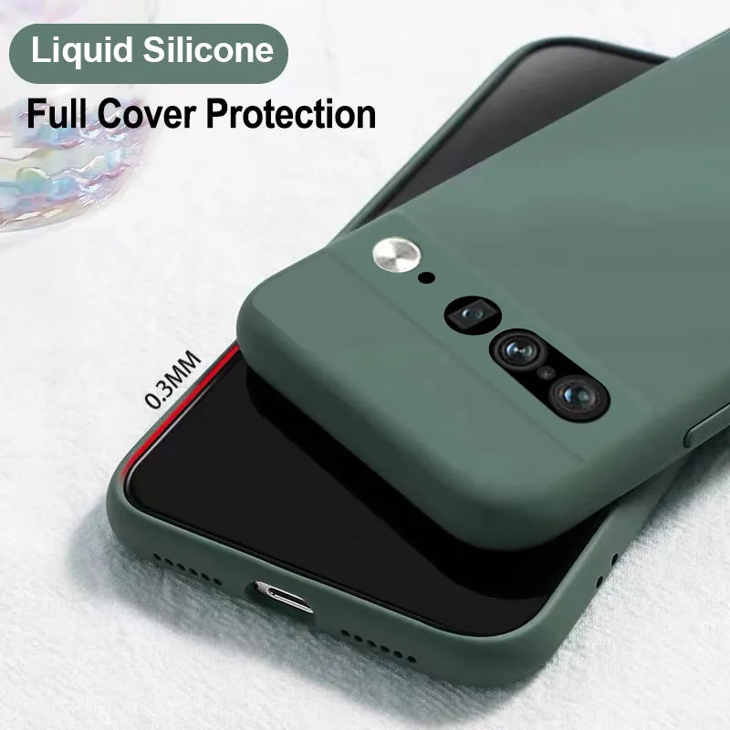 Colored Silicone Phone Case for Google Pixel