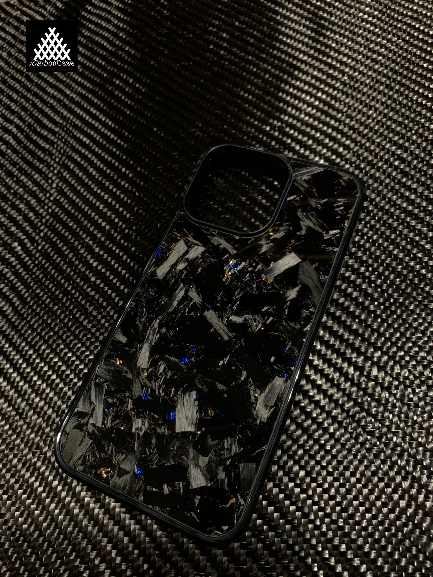 Magnetic Real Forged Carbon + TPU Case for iPhone