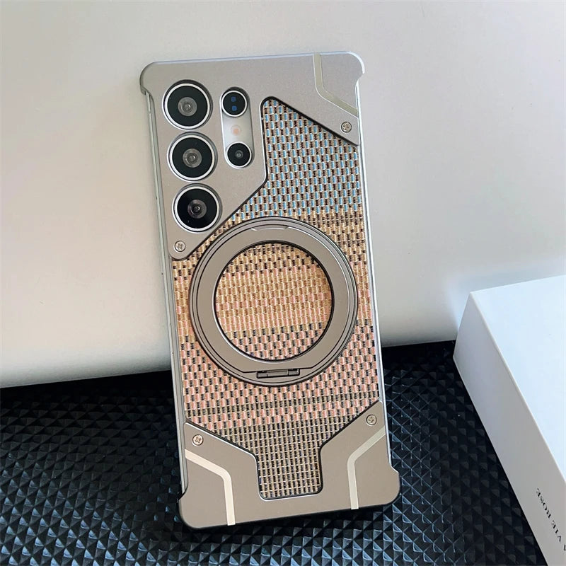 Aluminum Alloy Frameless Magsafe Phone Case For Samsung