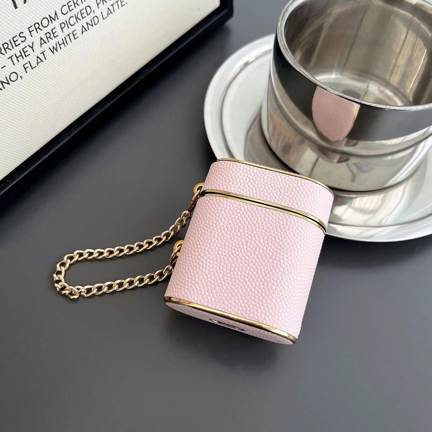 Luxury Leather Sleeve Cute Earphone Case For Airpods
