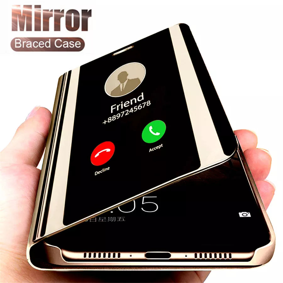 Fashion Mirror Flip Case