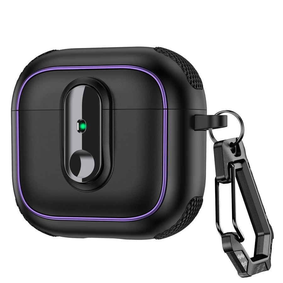 Armor locking clasp Earbuds Case For AirPods