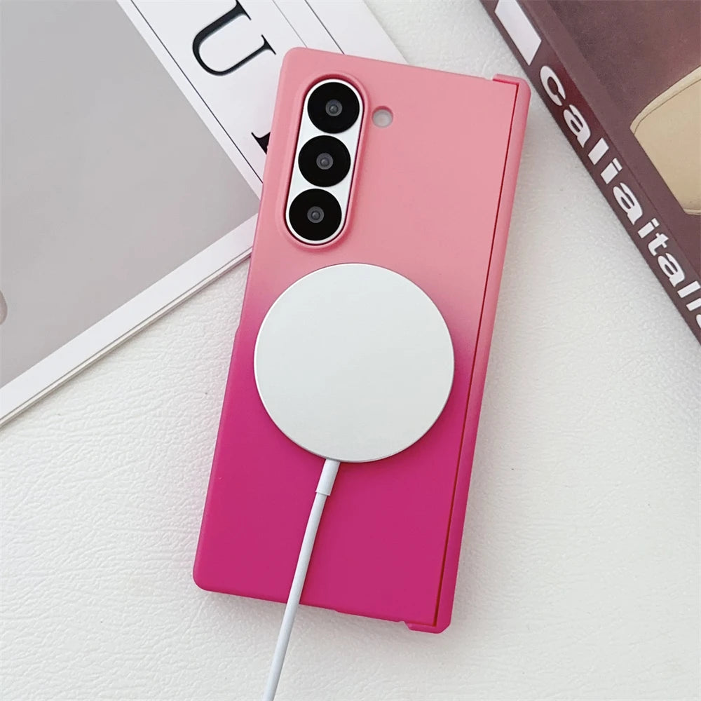 Gradient Magnetic Silicone Case for Samsung Galaxy Z Fold