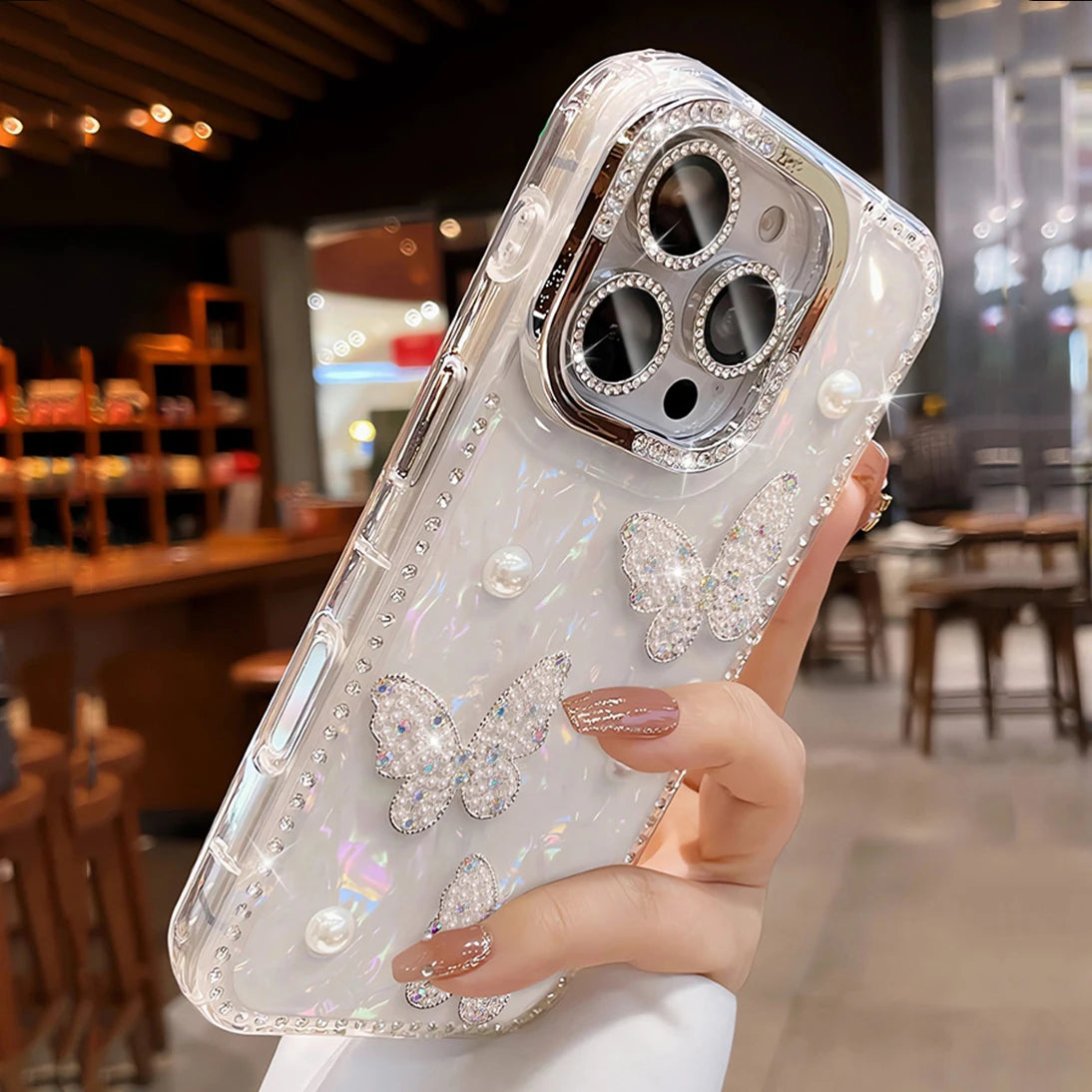Luxury Bling Glitter Silicone Phone Case For iPhone