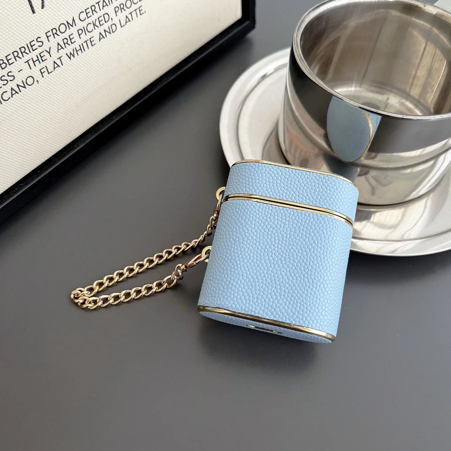Luxury Leather Sleeve Cute Earphone Case For Airpods