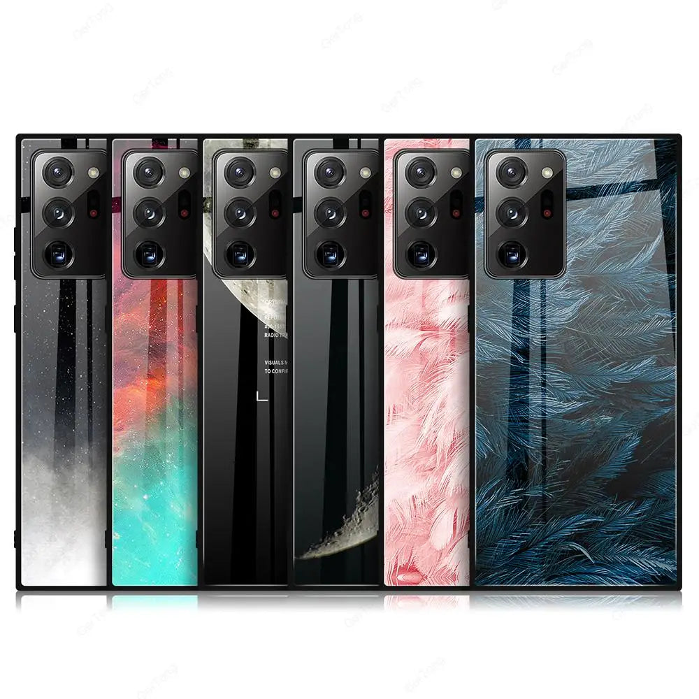 Starry Sky Glass Phone Case For Samsung