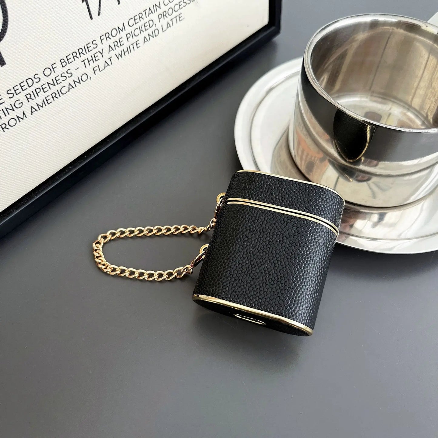 Luxury Leather Sleeve Cute Earphone Case For Airpods