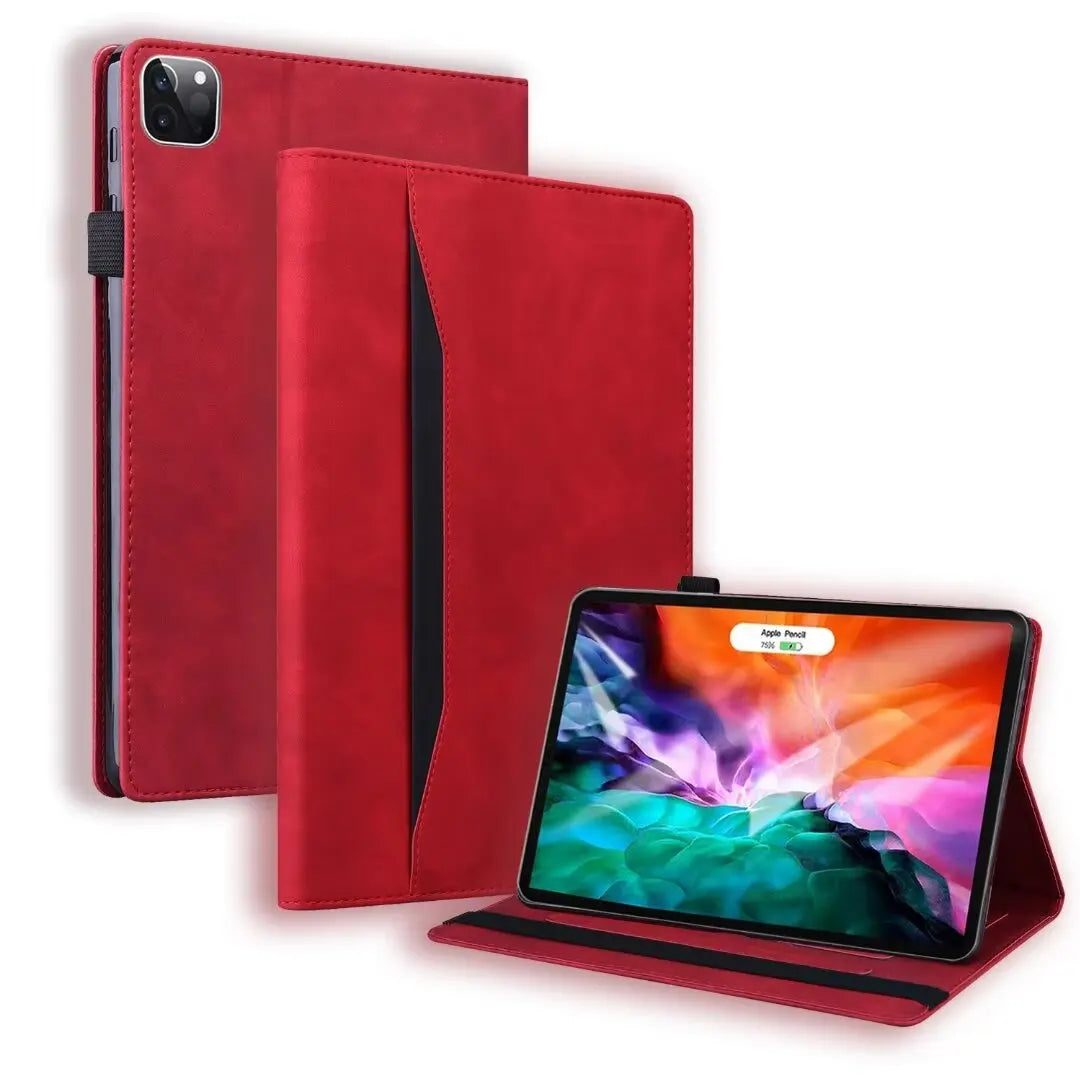PU Leather Soft TPU Back Folio Cover for iPad