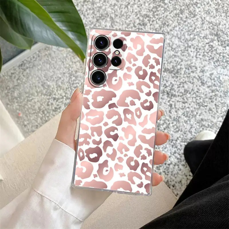 Glitter Pattern Phone Case For Samsung