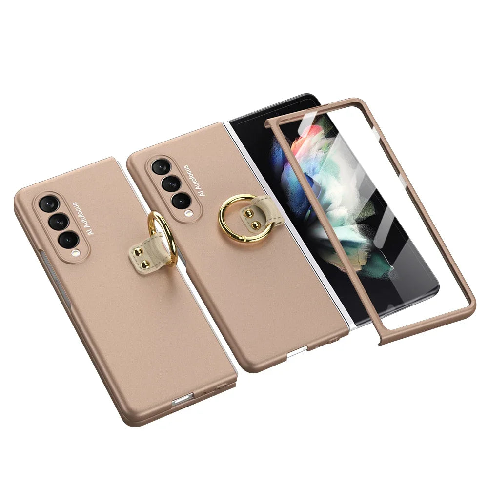 Tempered Glass Armor Case for Samsung Galaxy Z Fold
