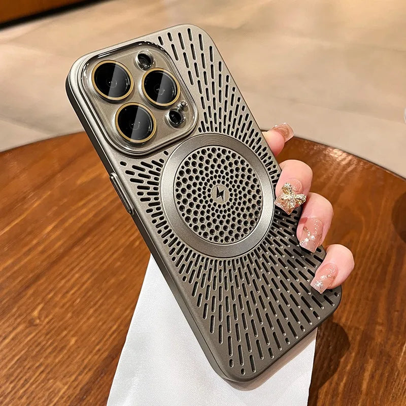Luxury Heat Dissipation Magsafe Case for iPhone