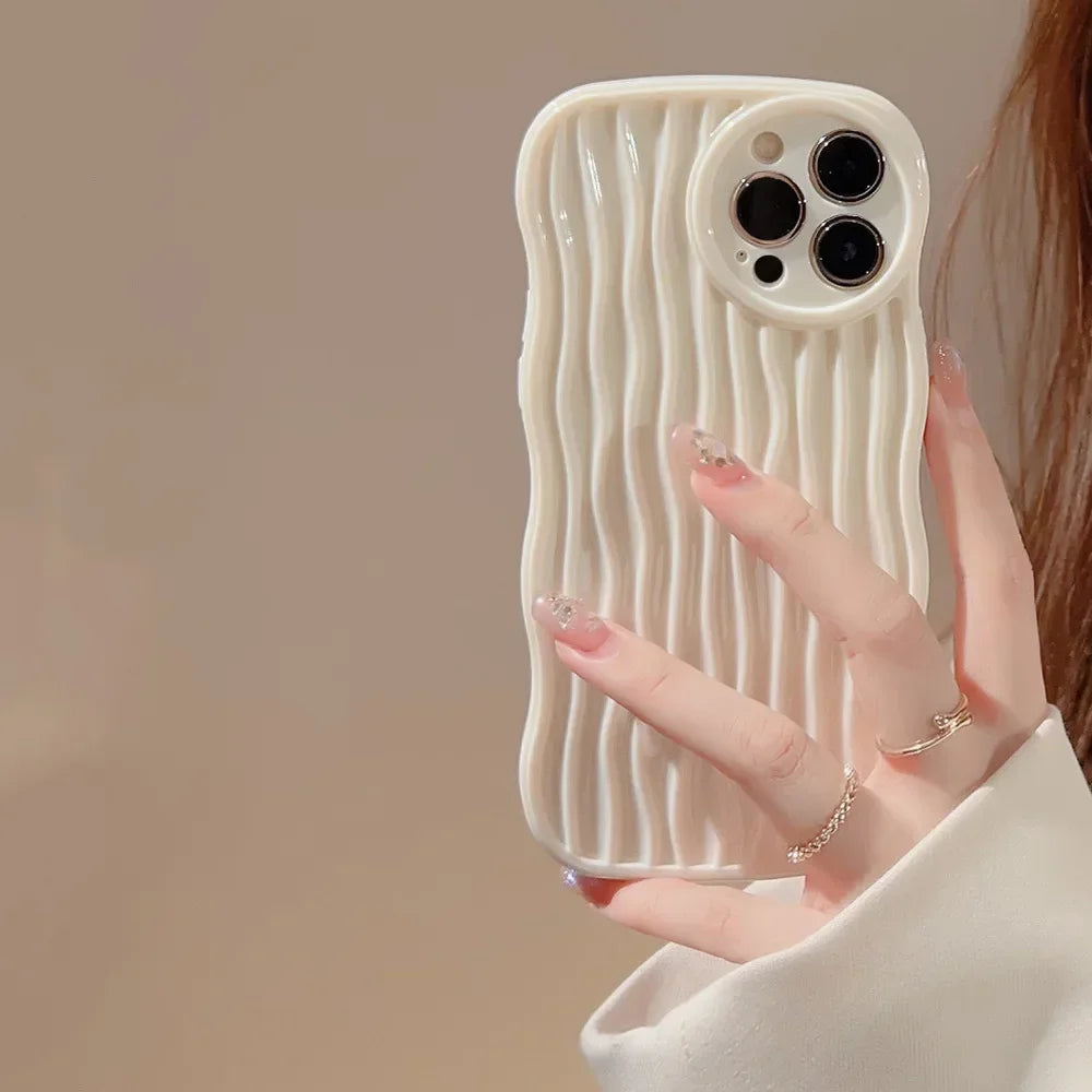 3D Wave Phone Case for IPhone