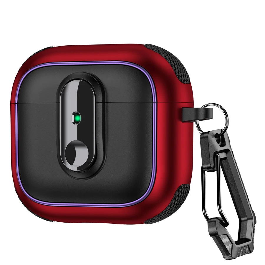Armor locking clasp Earbuds Case For AirPods