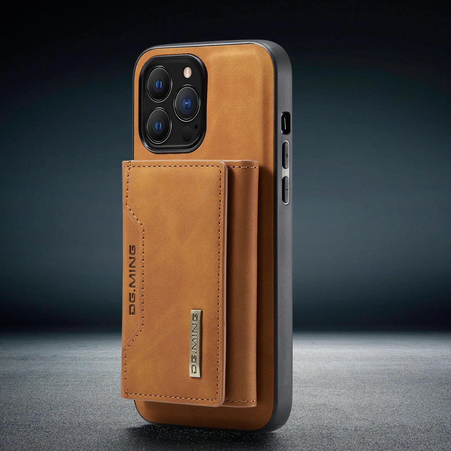 2 In 1 Detachable Magnetic Wallet Leather Case for iPhone