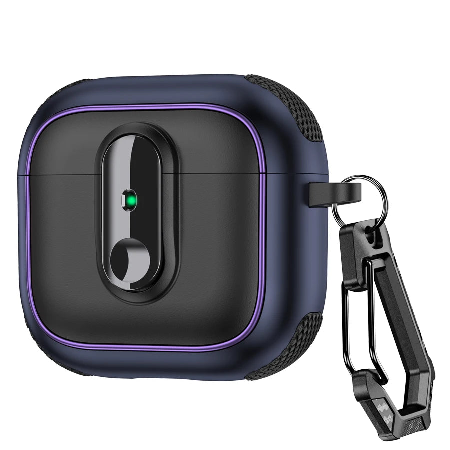 Armor locking clasp Earbuds Case For AirPods