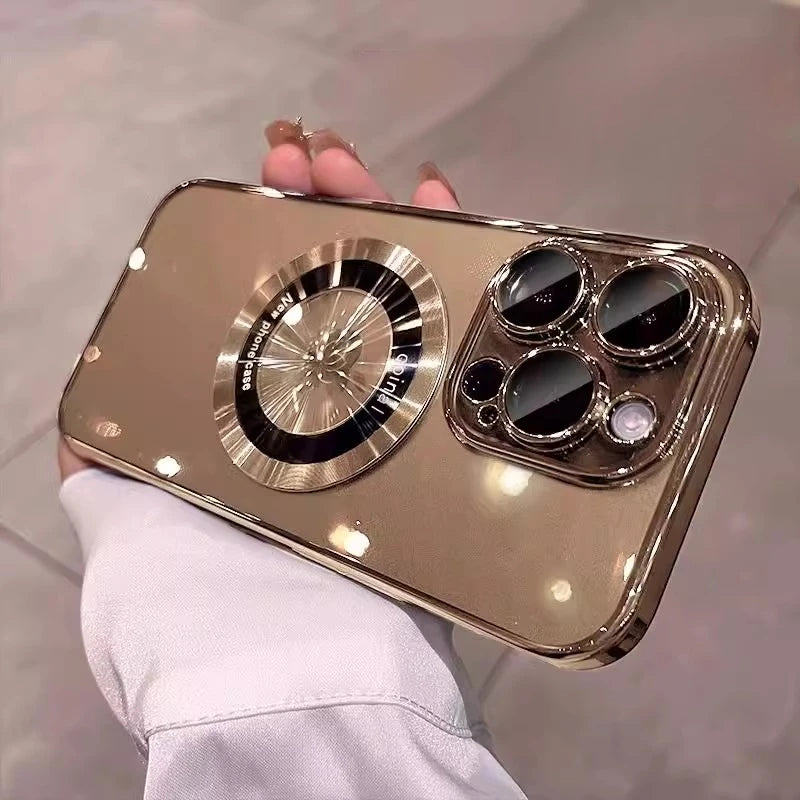 Transparent PC Plating Case for iPhone