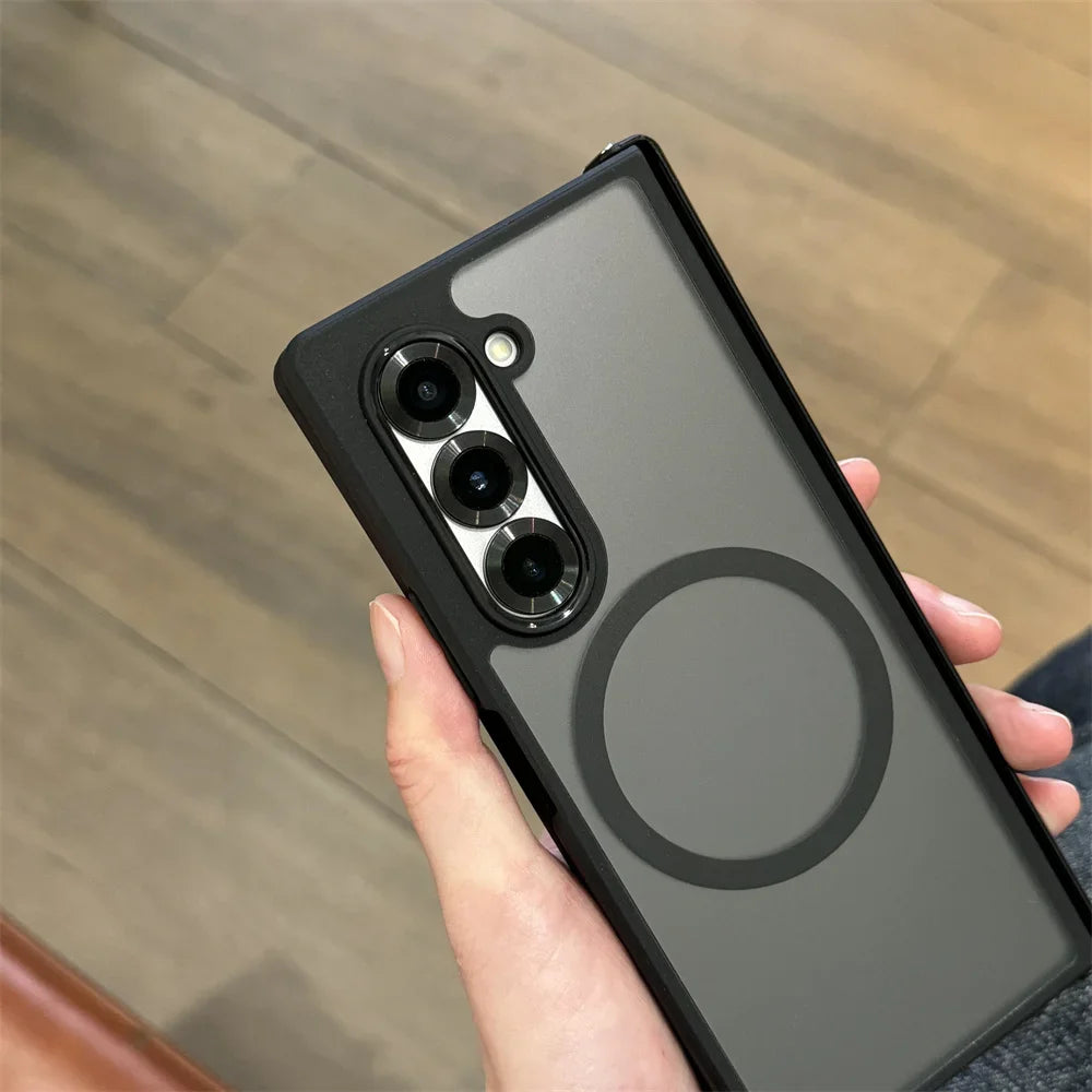Transparent Magnetic Case for Samsung Galaxy Z Fold