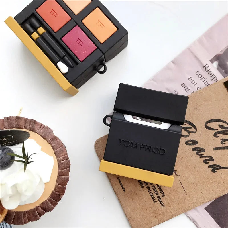 Fashion 3D Eye Shadow Makeup Case for Airpods