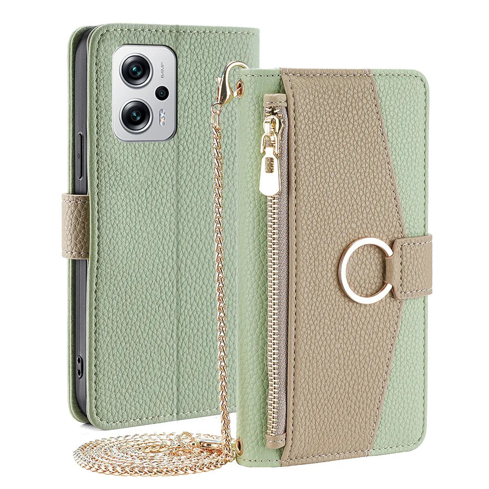 Zipper Crossbody Case For iPhone