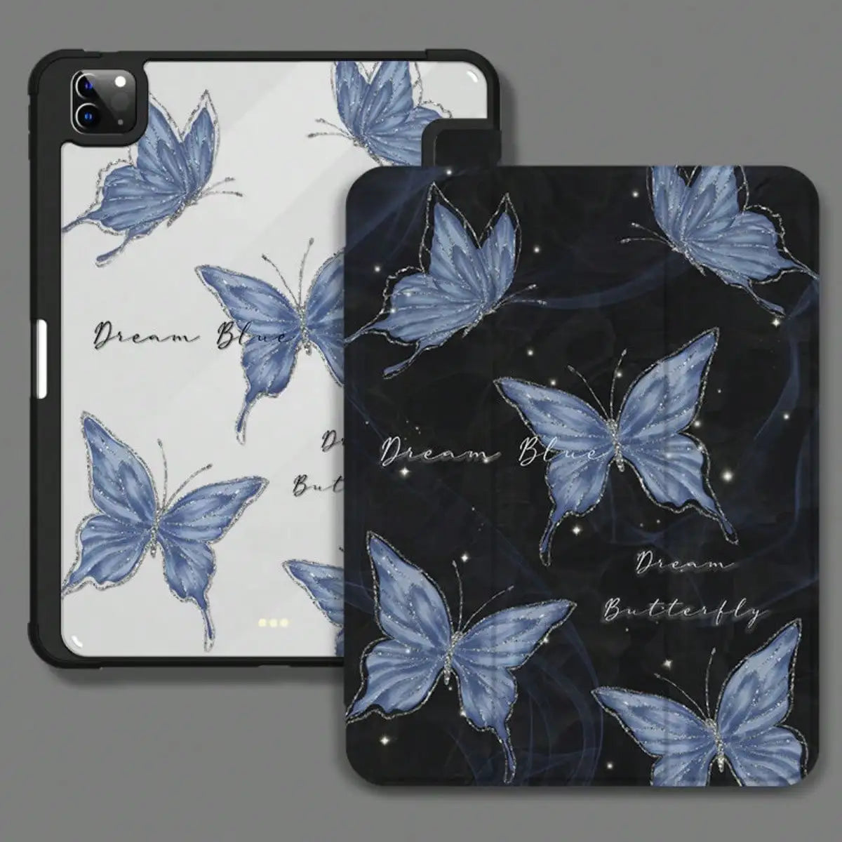 Water Wave Butterfly Case For iPad