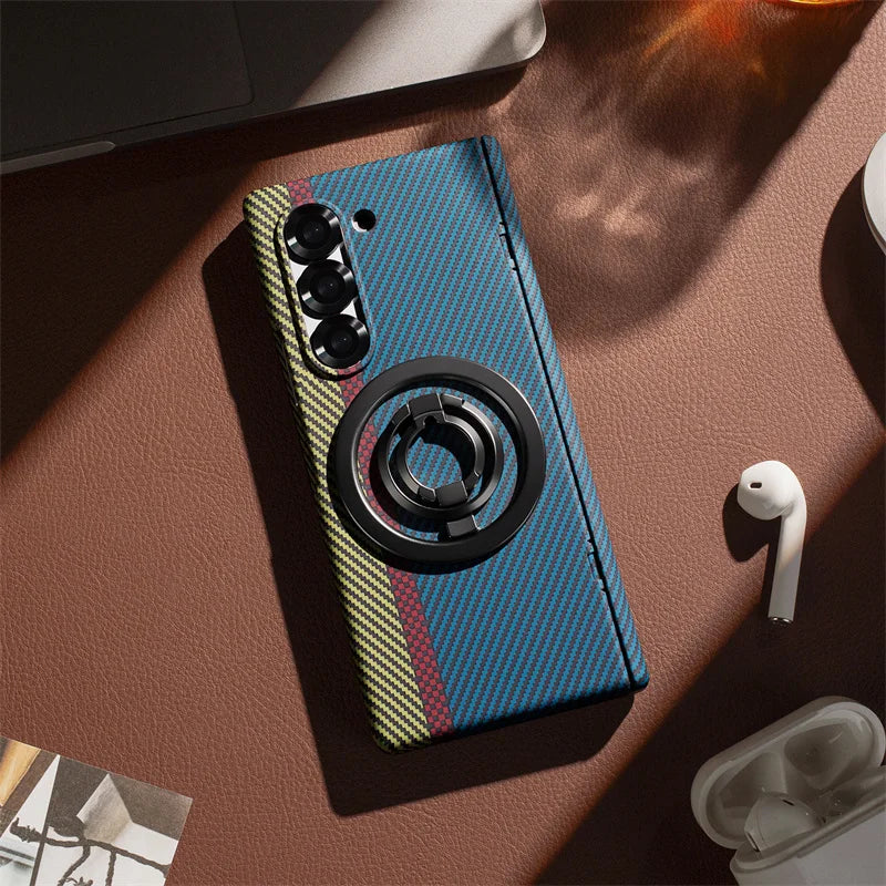 Carbon Fiber Protective Case For Samsung Galaxy Z Fold
