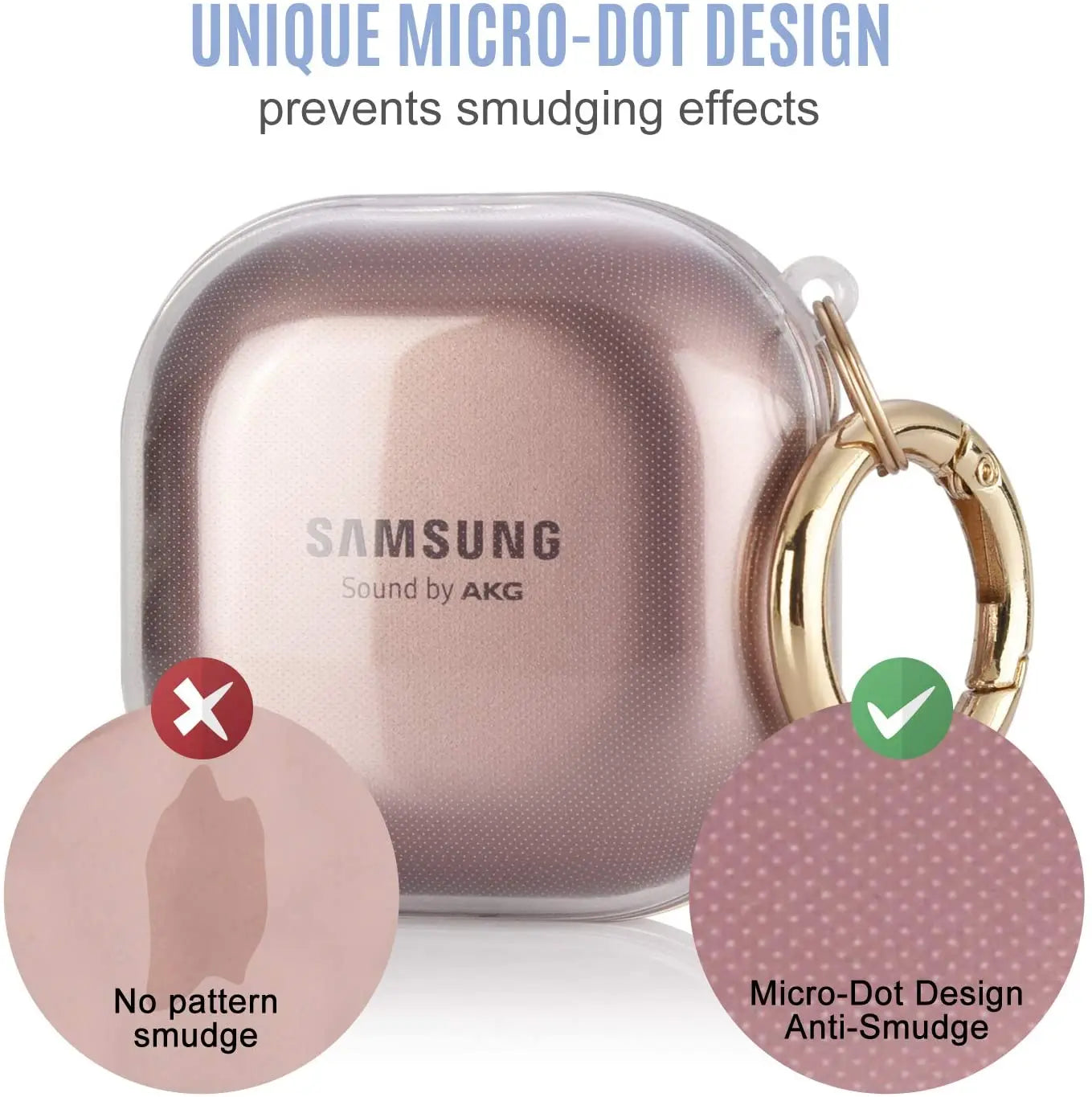 TPU Soft Shell Transparent Case with keychain