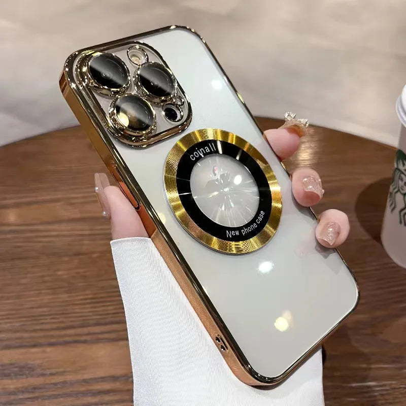 Transparent PC Plating Case for iPhone