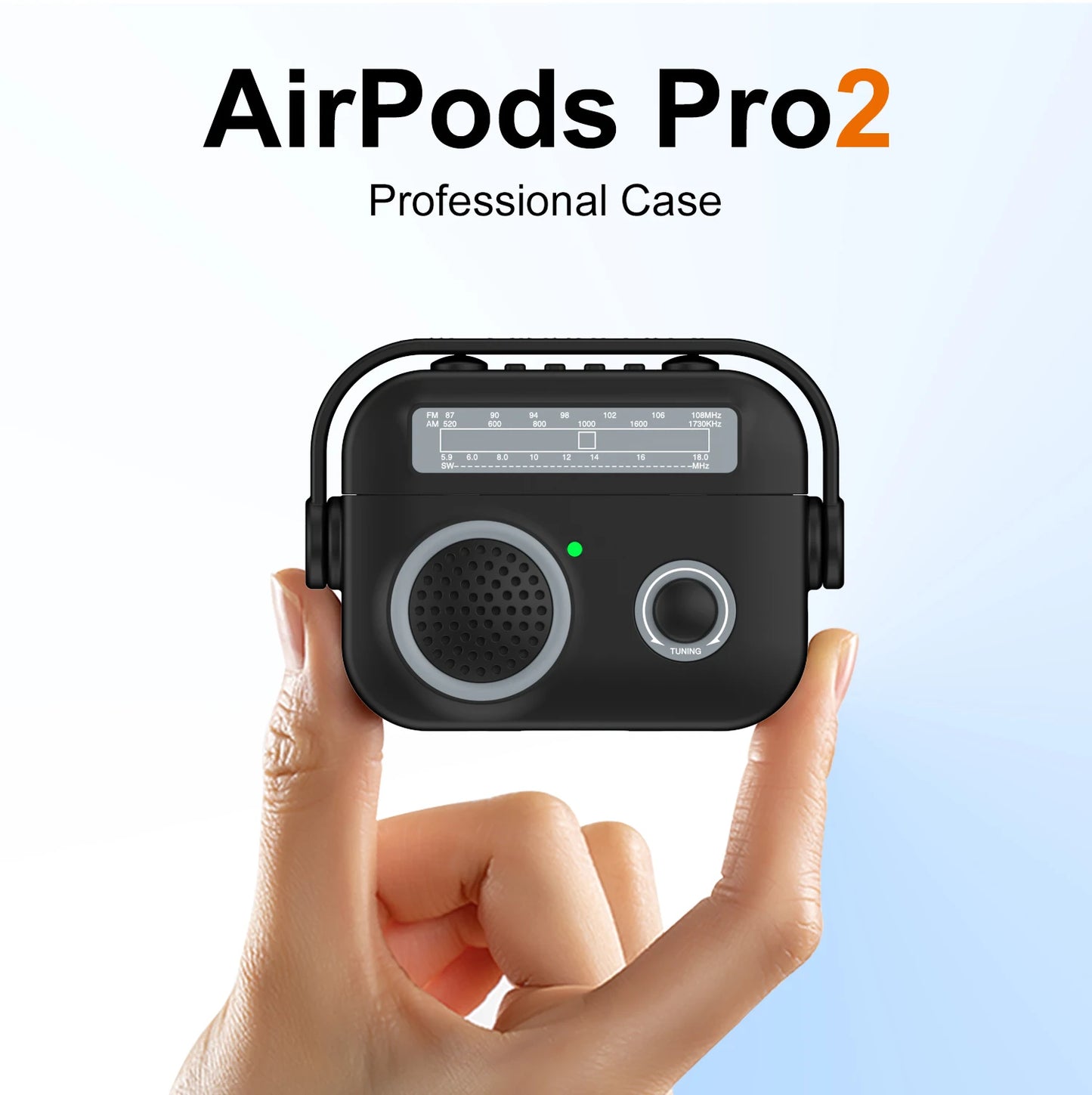 Cute Radio Shockproof Earbuds Case for Airpods